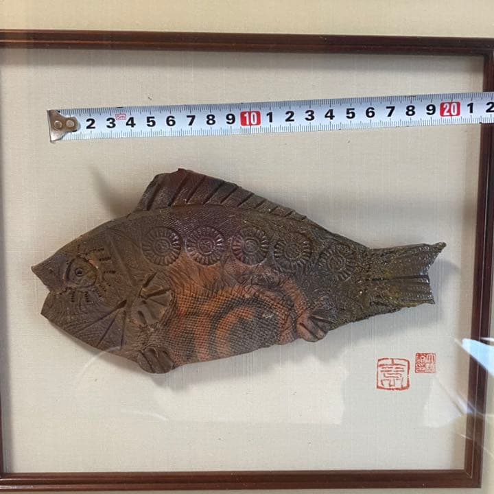 壁掛け　飾り瓦　焼き物