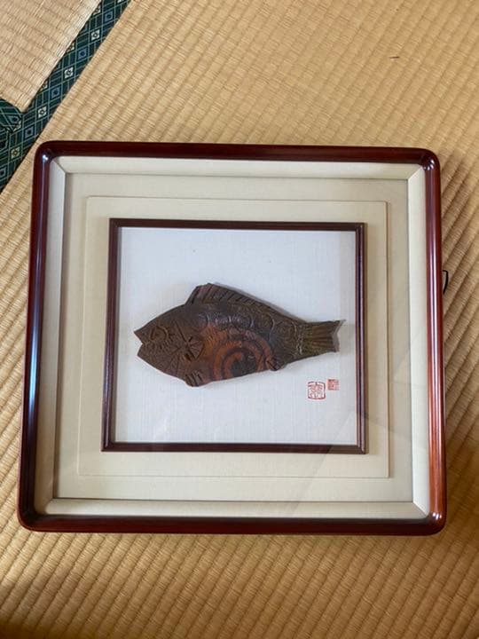 壁掛け　飾り瓦　焼き物