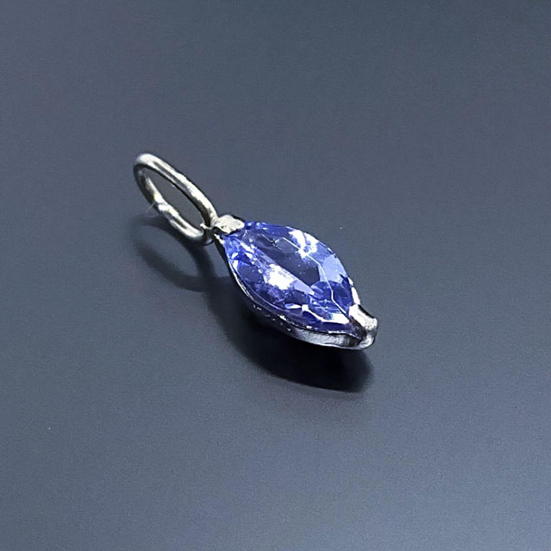 Pt900タンザナイトのペンダントトップ