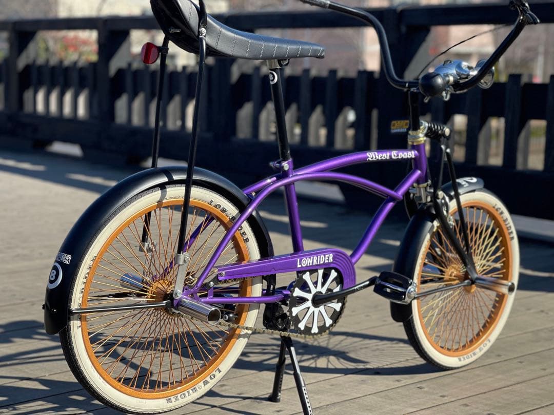 20インチ ローチャリ ローライダー lowrider 紫 ムラサキ ビークル