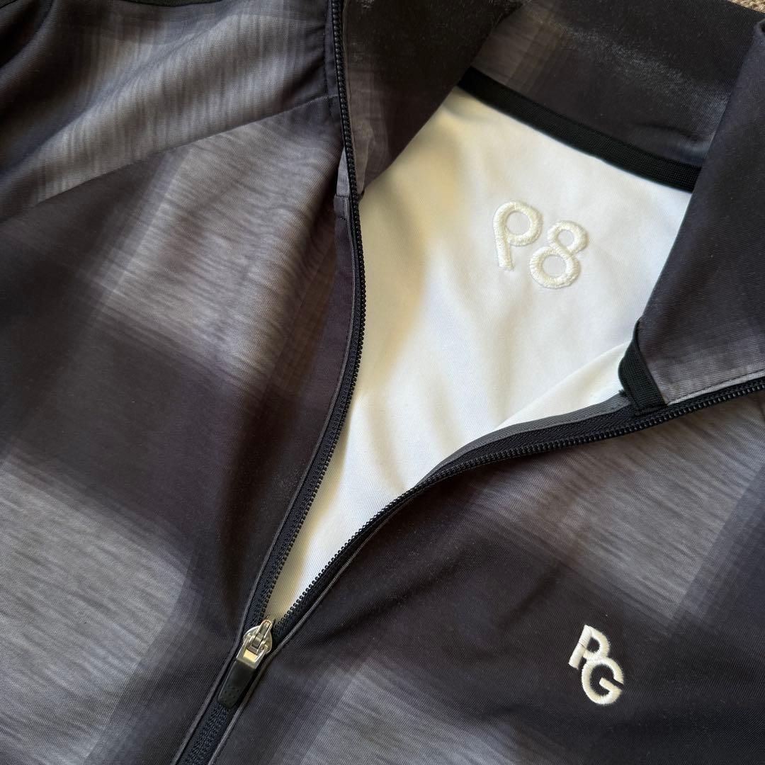 現行モデル　パーリーゲイツ　ジャケット　ブルゾン　XL〜XXL相当 黒　白　6