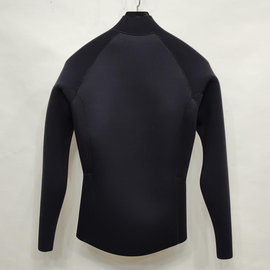 新品☆ジャージ2mmフロントジップ長袖タッパー　MLサイズ　ウェットスーツ