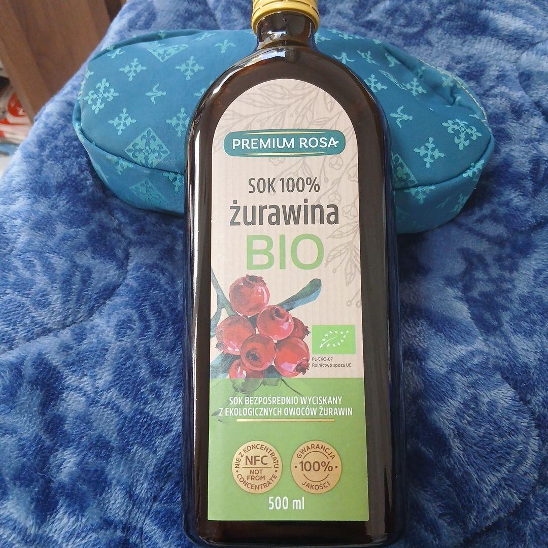 PREMIUM ROSA SOK 100% ŻURAWINA BIO 500ml