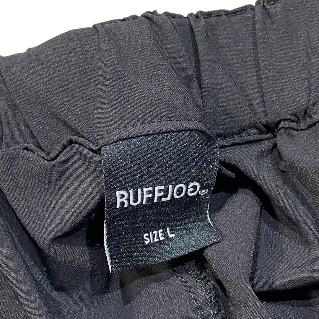 RUFFLOG ラフロッグ ストレッチ ロングパンツ L ブラック ゴルフ