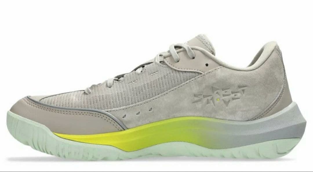 26.5cm グレー/グリーン バスケットボールシューズ