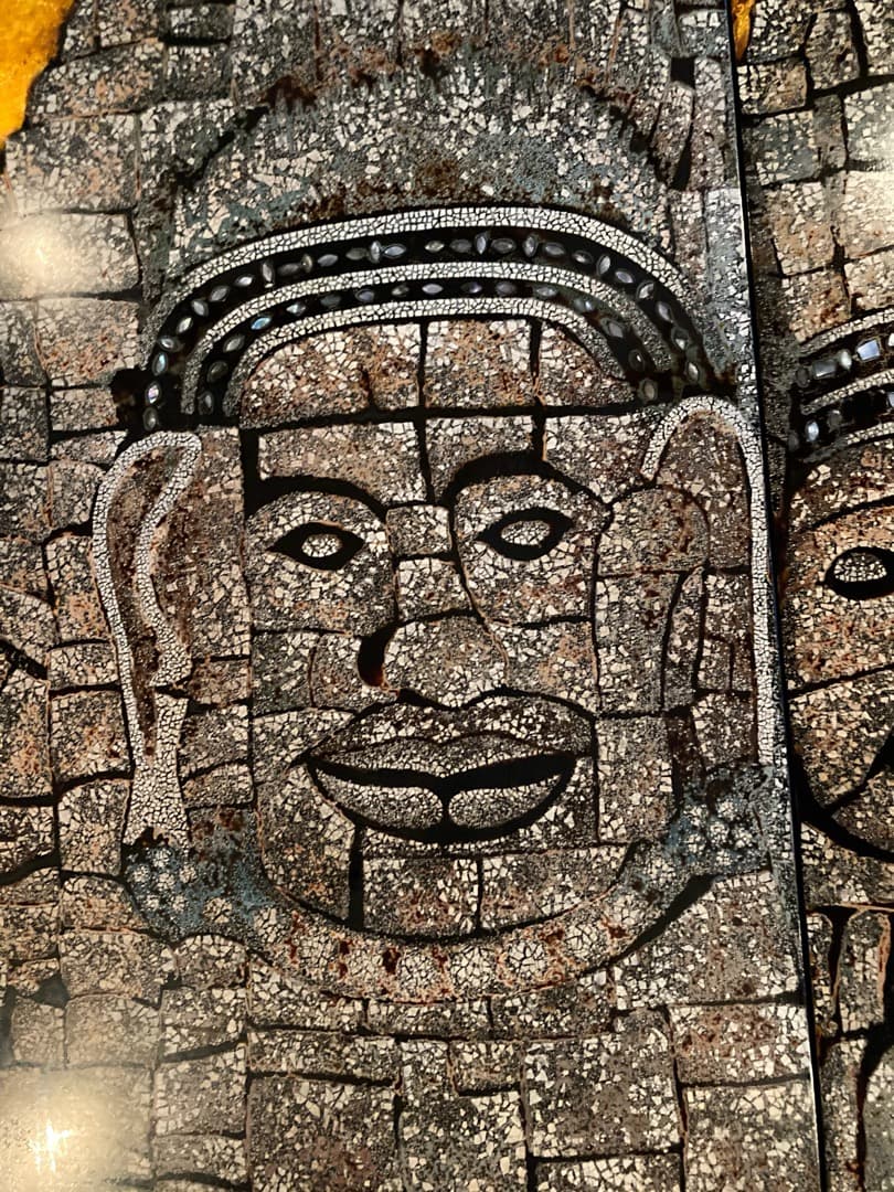 ベトナム漆螺鈿細工のパネル（バイヨン寺院）4枚綴り