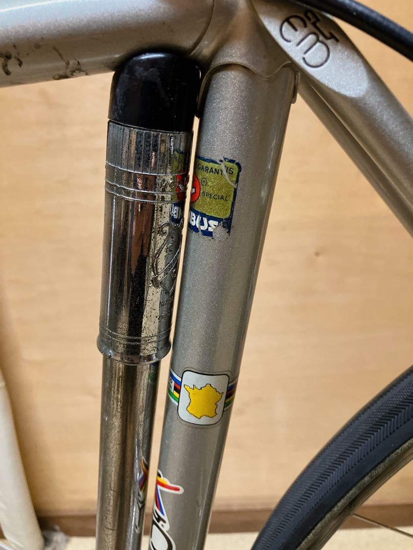 サ*ト様 オークションEDDY MERCKXシルバー1980年代 ロードレーサー