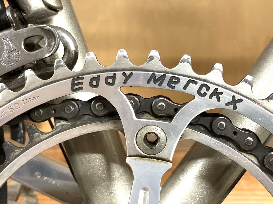 サ*ト様 オークションEDDY MERCKXシルバー1980年代 ロードレーサー