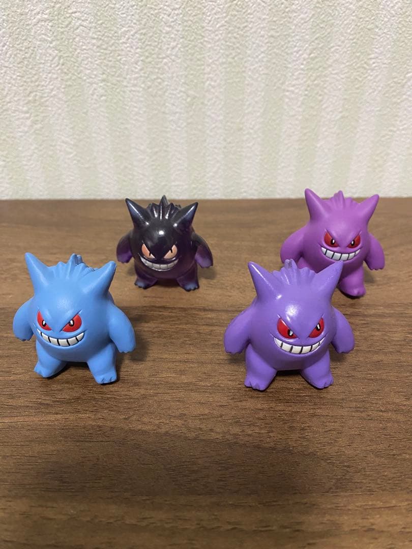 ゲンガー フィギュア 4体セット　モンコレ　初期　クリア