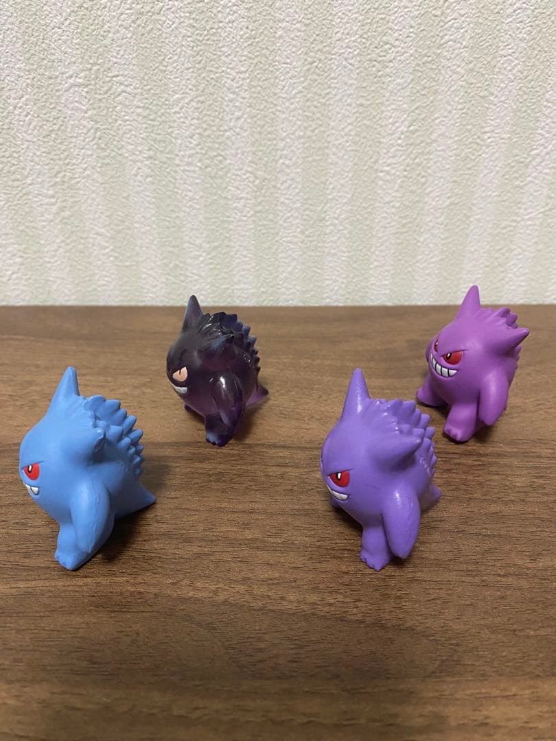 ゲンガー フィギュア 4体セット　モンコレ　初期　クリア