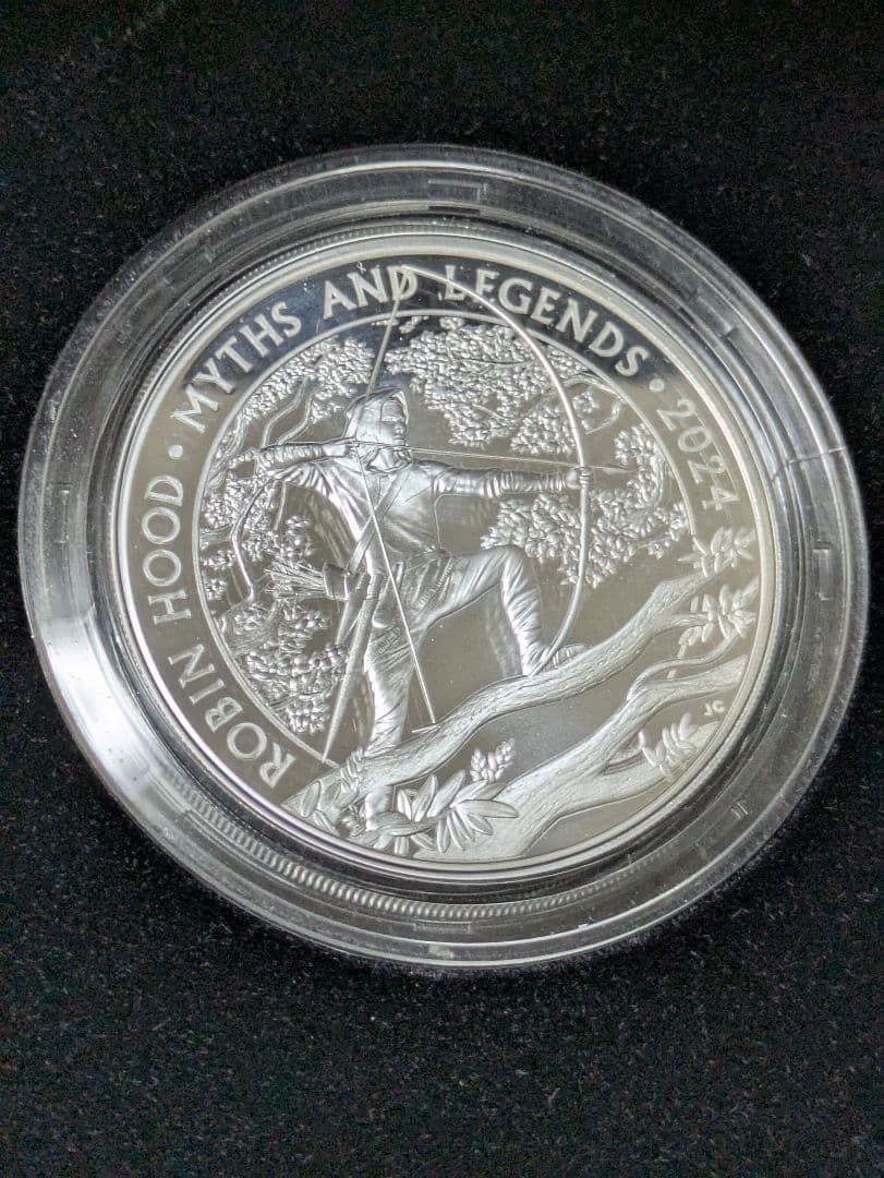 ロイヤルミント　ロビンフッド　1オンス銀貨プルーフ