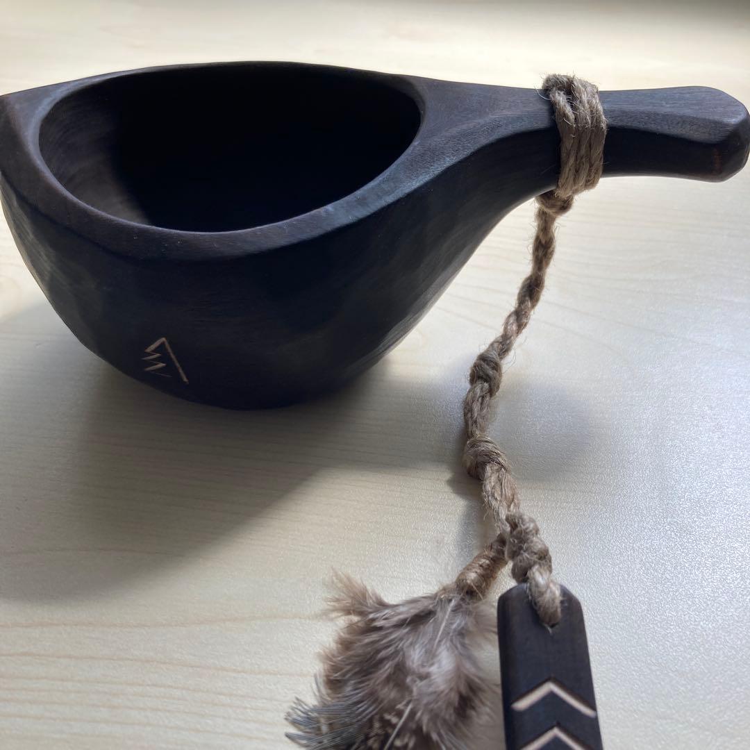 【新品】ソウルオブシベリア #1 ブラックペンダント　No.1840 ククサ