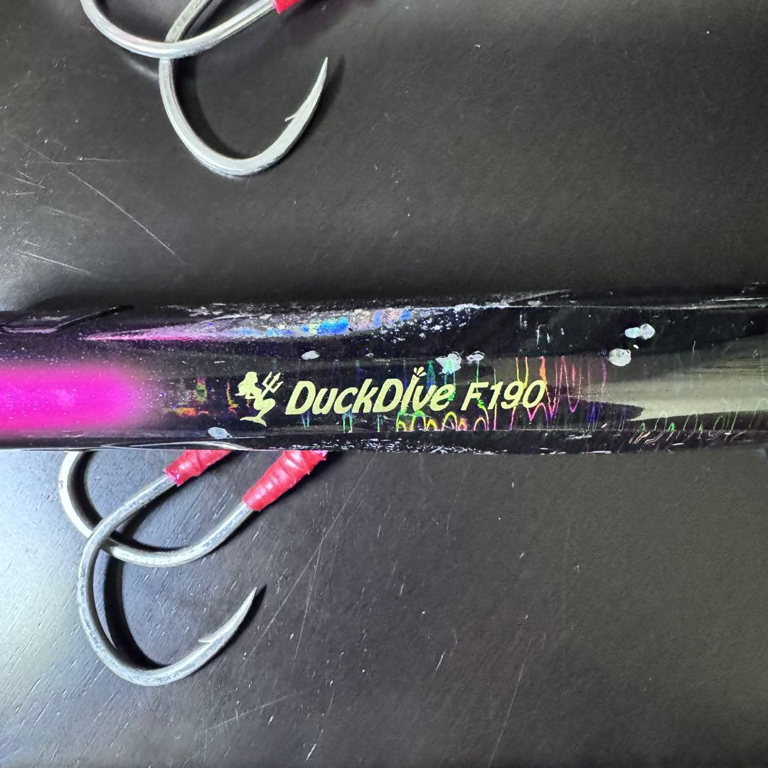 DuckDive F190 ルアー 3本フックセット