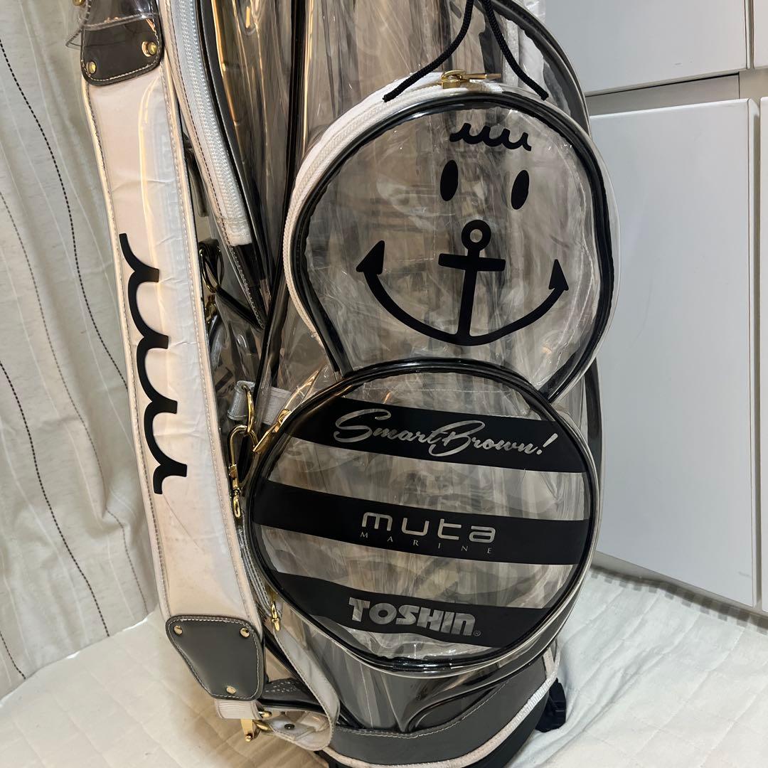 TOSHI MYT2 ゴルフバッグ・キャディバッグ クリア/ブラック