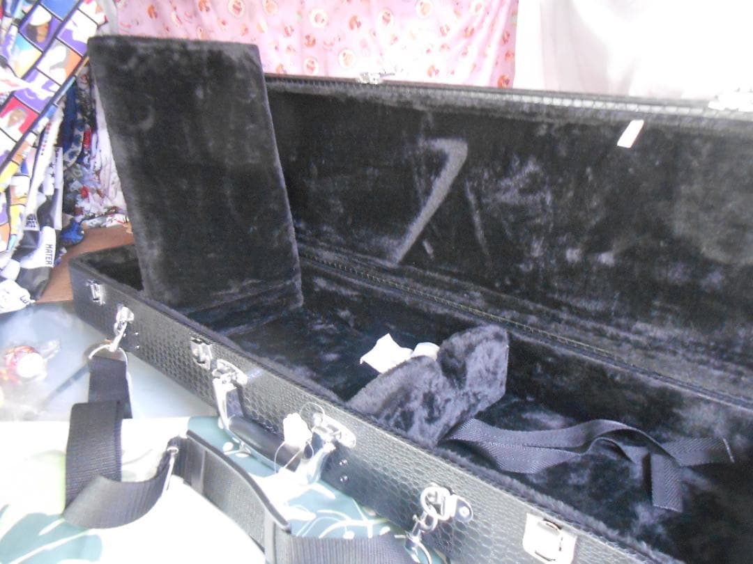 新品未使用(送料無料)11.980円三線専用N肩紐付き一丁入ふかふかハードケース