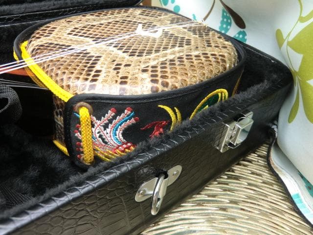 新品未使用(送料無料)11.980円三線専用N肩紐付き一丁入ふかふかハードケース