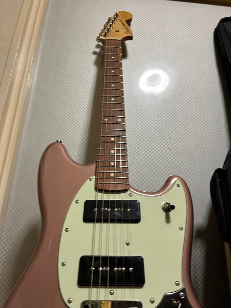 美品/ FENDER Mustang 90, Burgundy ムスタング