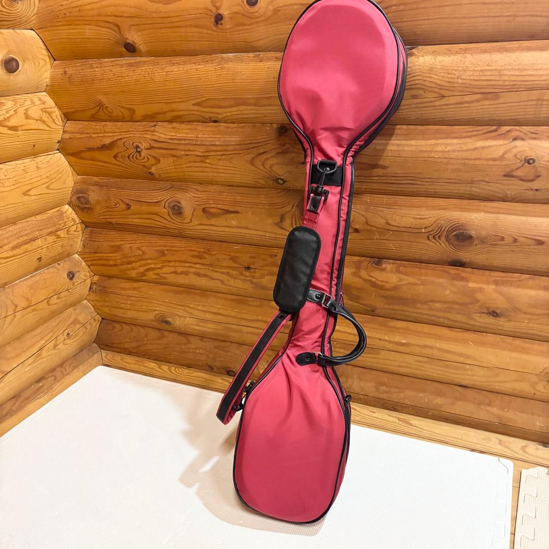 【美品】しゃみせん楽家 富山楽家 SHABO シャボ 稽古用 三味線 中細棹