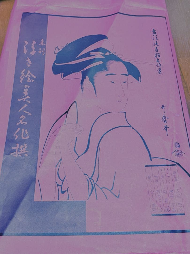 浮世絵美人名作選　限定出版頒布　アダチ版画研究所　第7〜13回7冊　UKIYOE