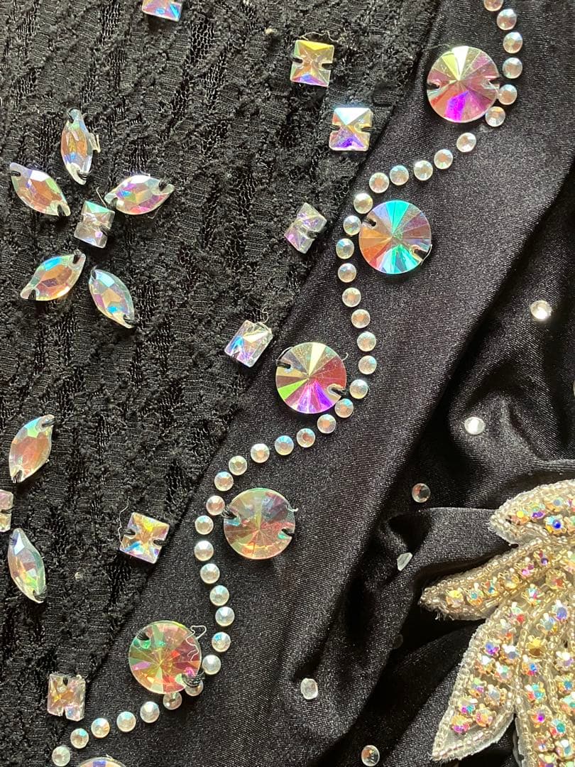 《ベリーダンス衣装 スカート》 ブラック