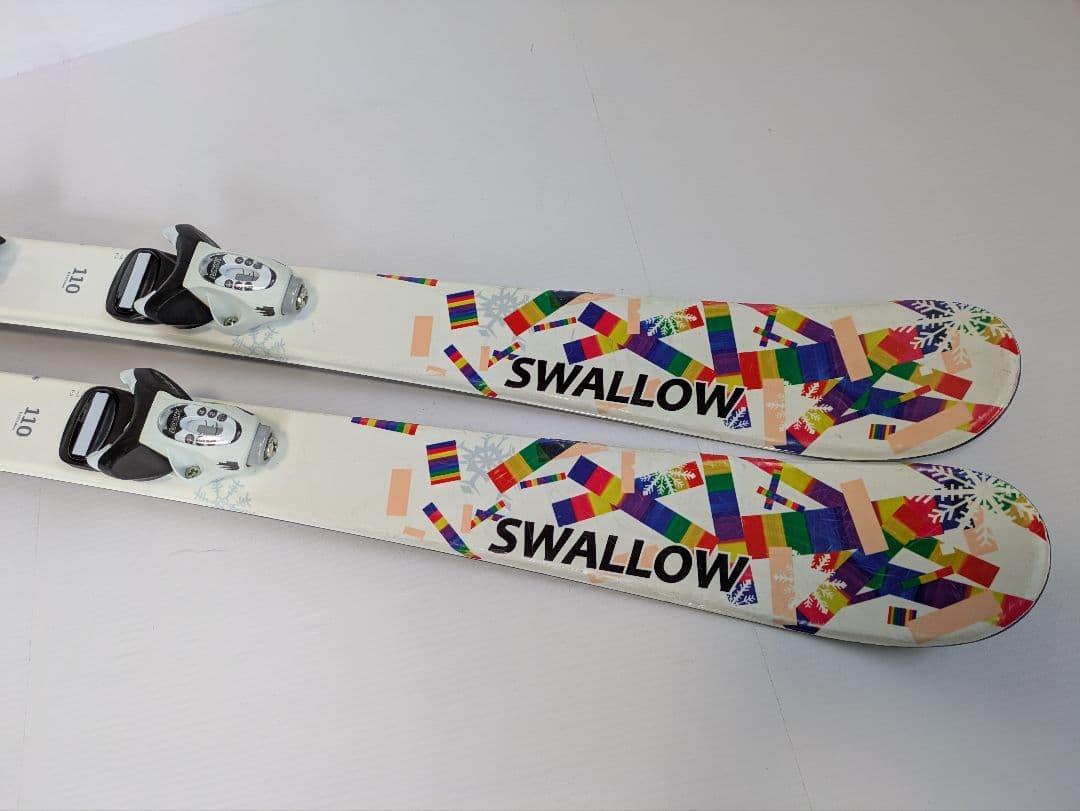 SWALLOW スキー板110cm　ブーツ22cm ポール90cm セット