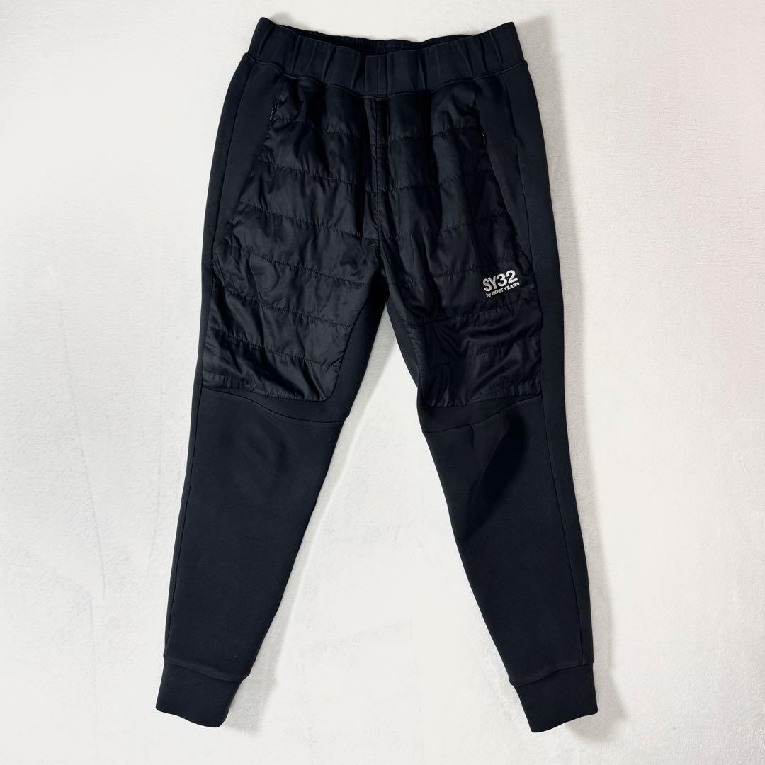 SY32 by SWEET YEARS セットアップ ジョガーパンツ 黒 S