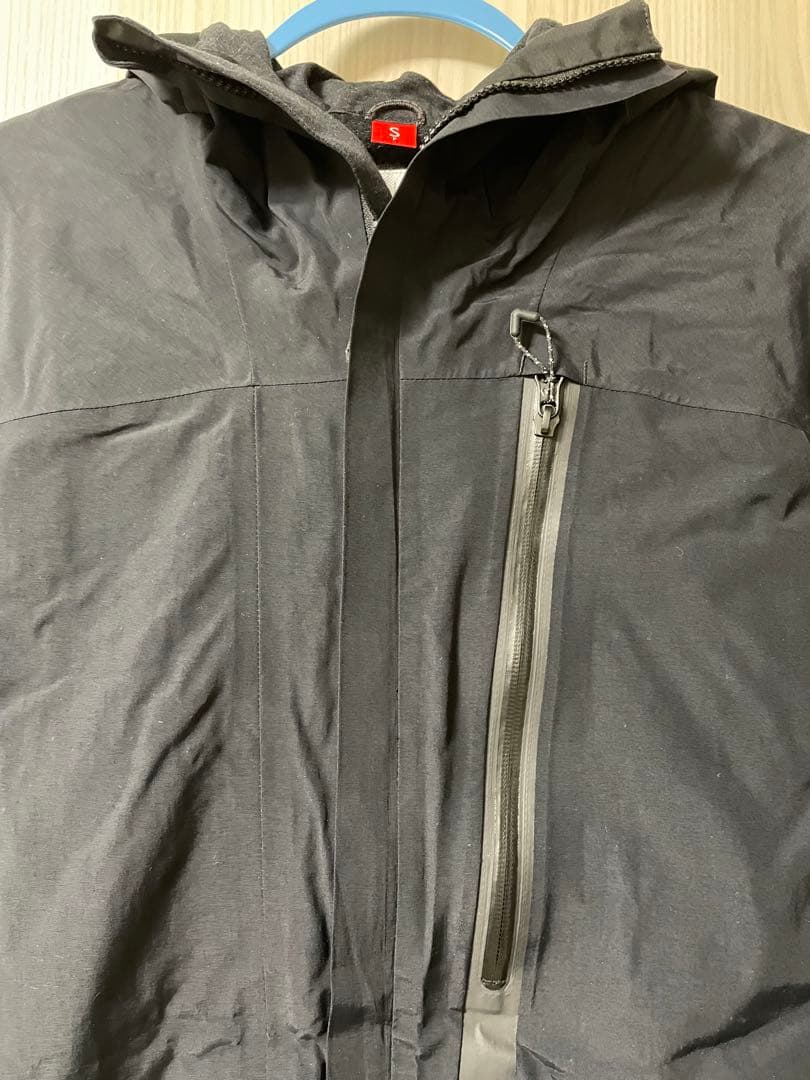 スノーボードウェアジャケット（ブラック）ユニセックスSサイズ