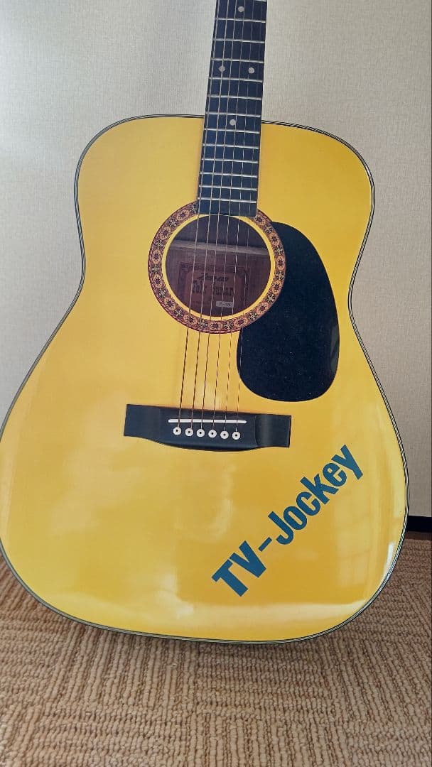 イエロー アコースティックギター TV-Jockey