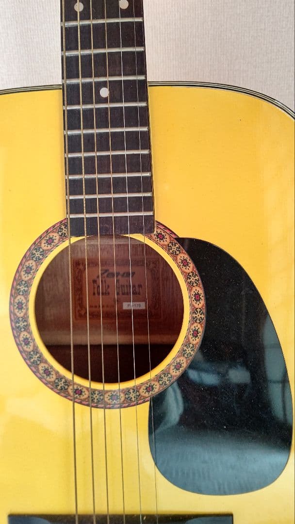 イエロー アコースティックギター TV-Jockey