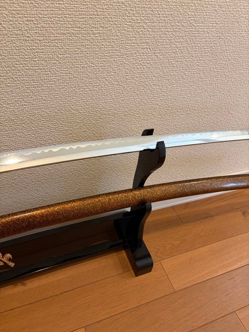 高級模造刀 金黎継 美術刀 台座付き（別型）