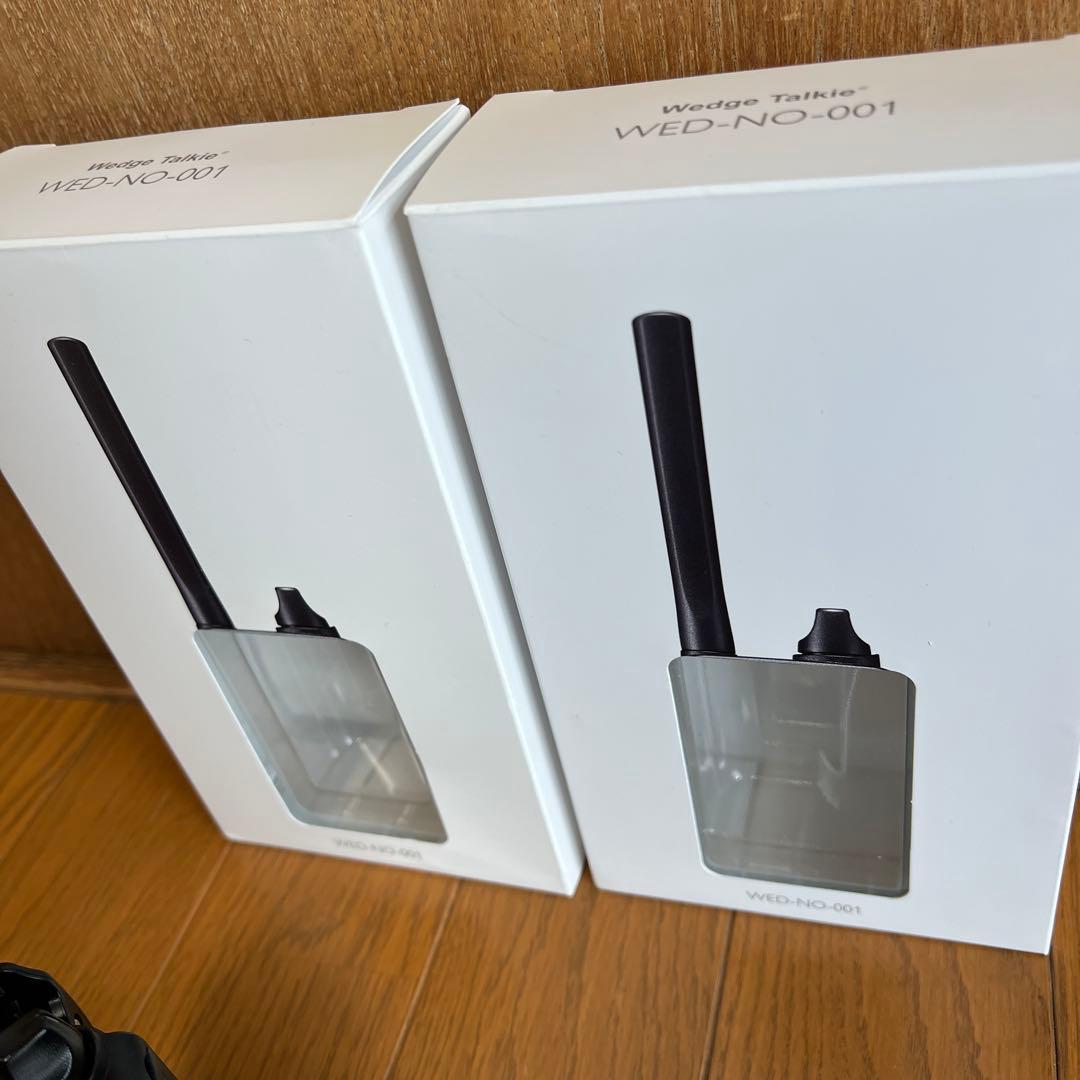 Wedge Talkie トランシーバー 2台セット　マイクのおまけ付き