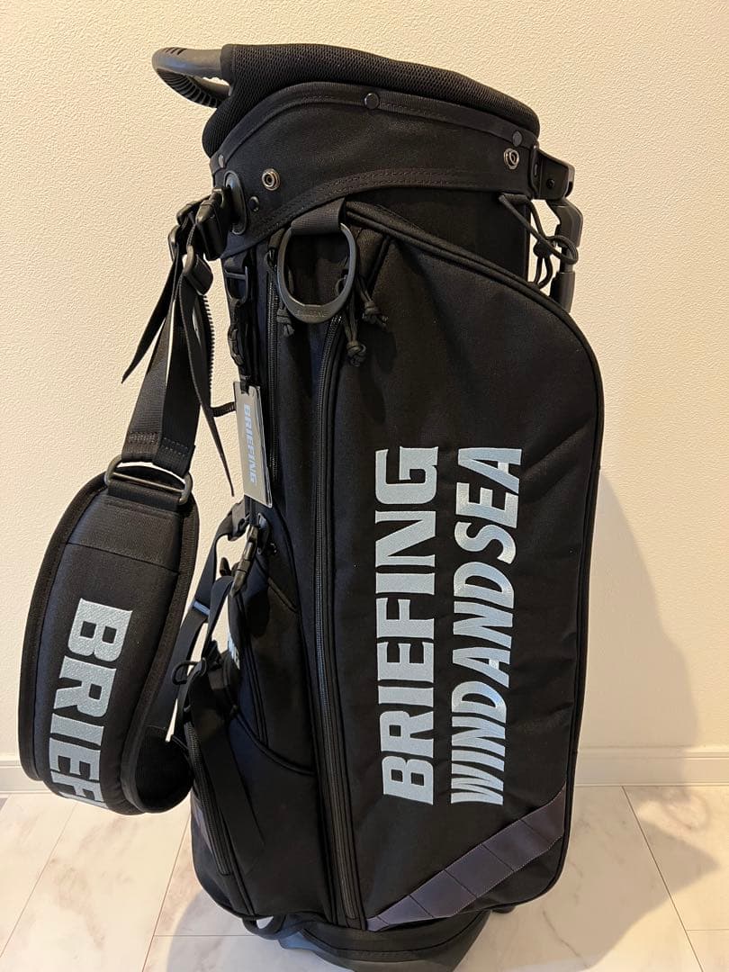 BRIEFING WINDANDSEA ブラック ゴルフバッグ