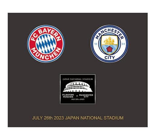 【限定記念グッズ】マンチェスター・シティvsバイエルン・ミュンヘン公式記念グッズ