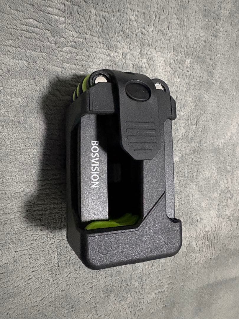 BOSVISION 自転車用軽量 ブレードロック　ライムグリーン