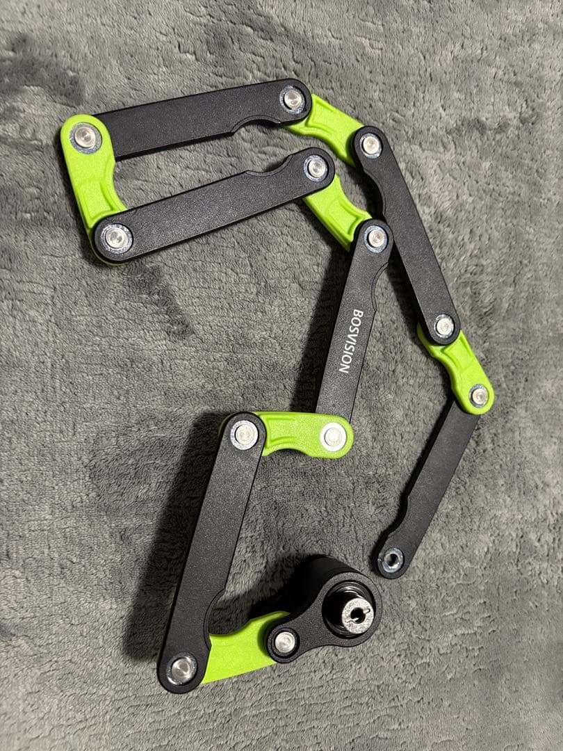 BOSVISION 自転車用軽量 ブレードロック　ライムグリーン