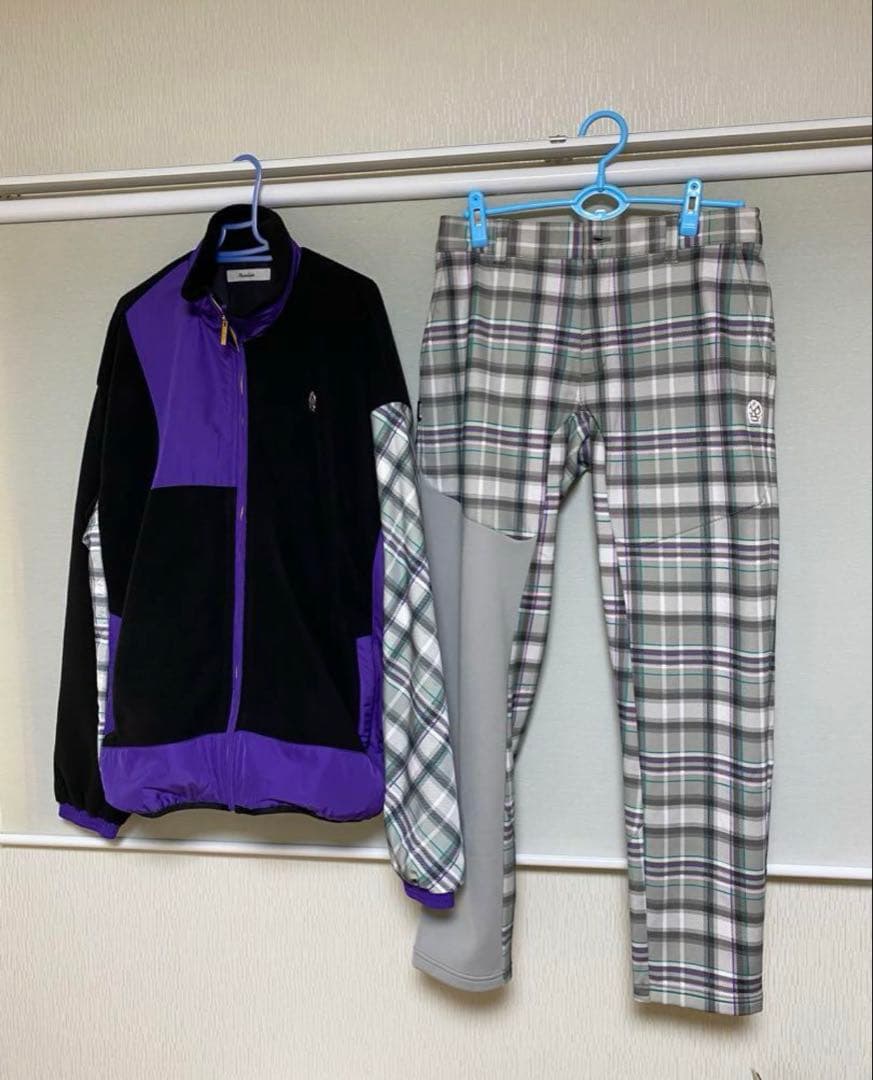 russeluno ラッセルノ　フリースコンビジップアップブルゾン　セットアップ