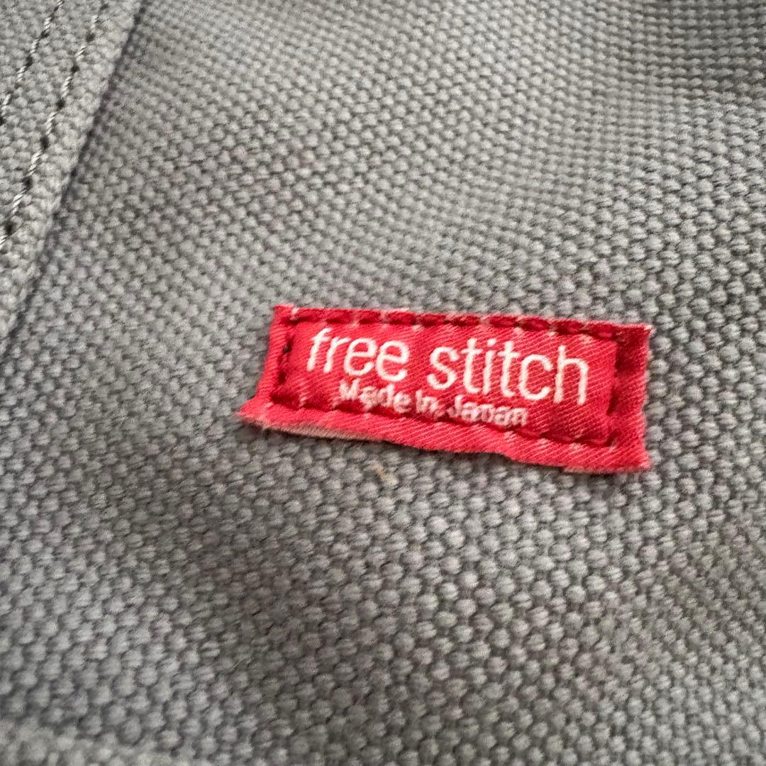 free stitch スクエアトート グレー Mサイズ ペット用キャリーバッグ