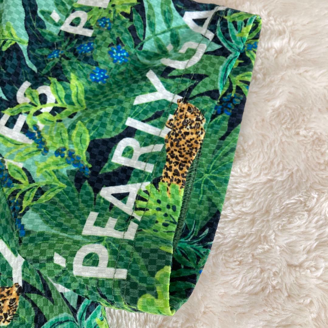 美品！パーリーゲイツ　シアサッカー ジャングル 半袖シャツ　size5