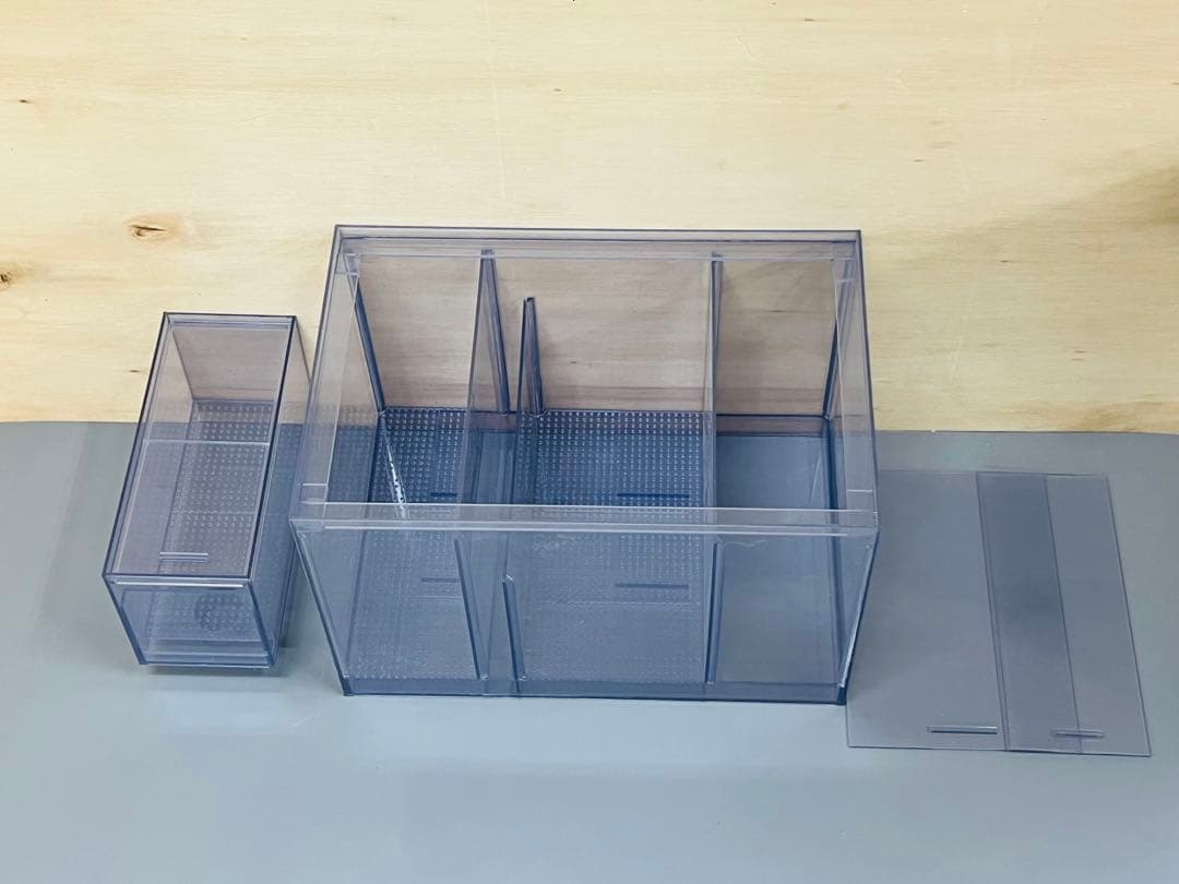 ラスト１台限定　450×300×300 OF水槽用塩ビ三層濾過槽+ウールBOX