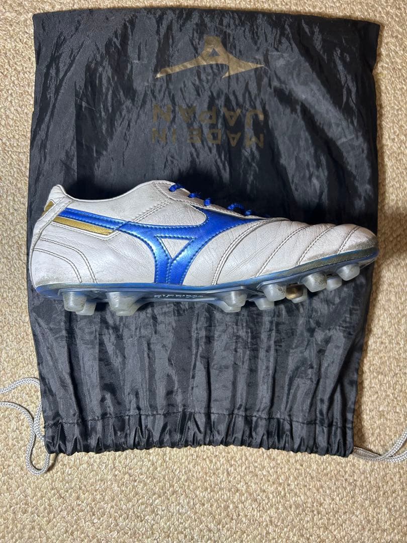 ミズノ モレリア2 JAPANホワイト/ブルー 【限定色】25.5cm