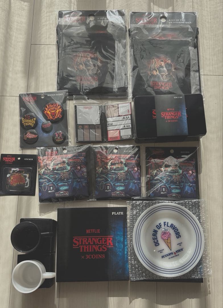 ストレンジャーシングス本日発送Stranger Things 3coinsコラボ