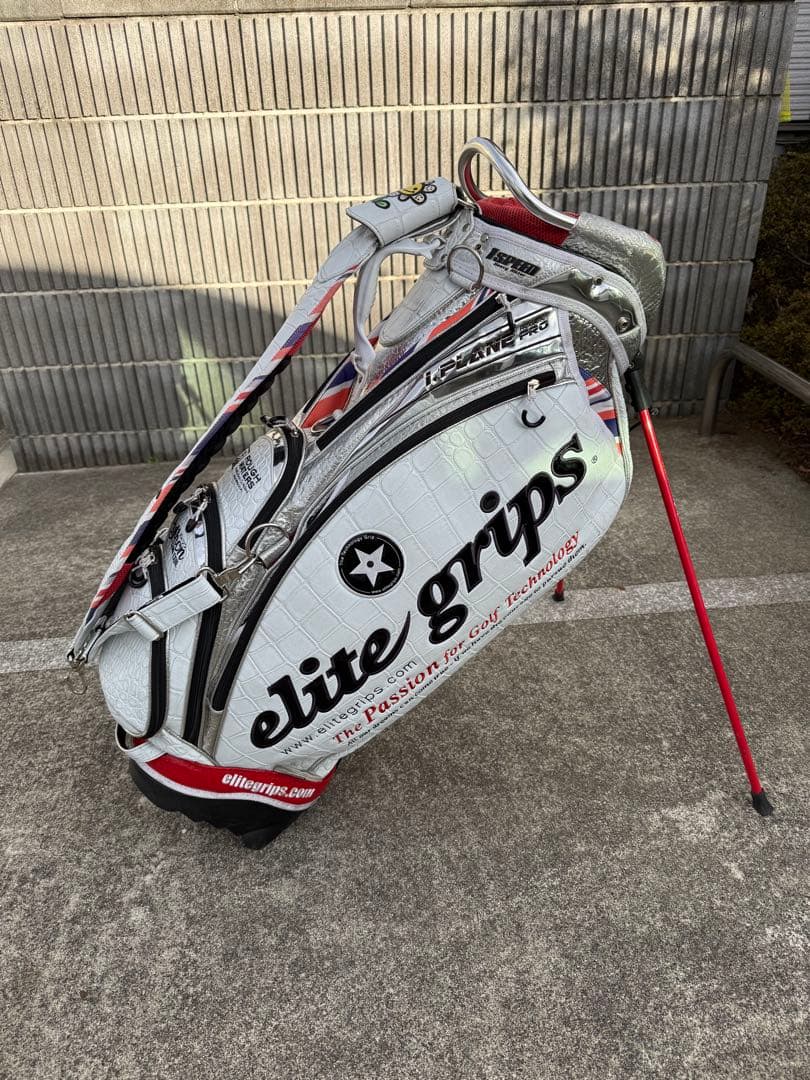 エリートグリップ　限定クロコ23年モデルツアースタンド　大型パラソルプレゼント