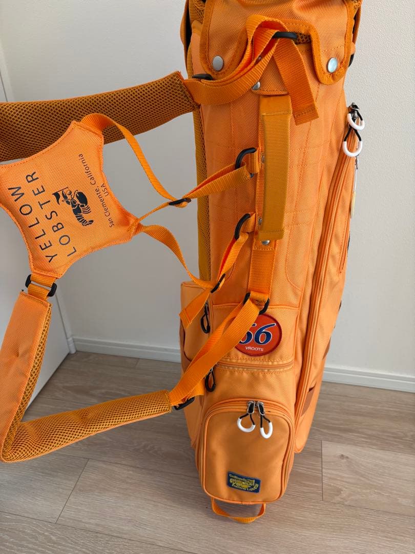 イエローロブスターキャディバッグ オレンジ