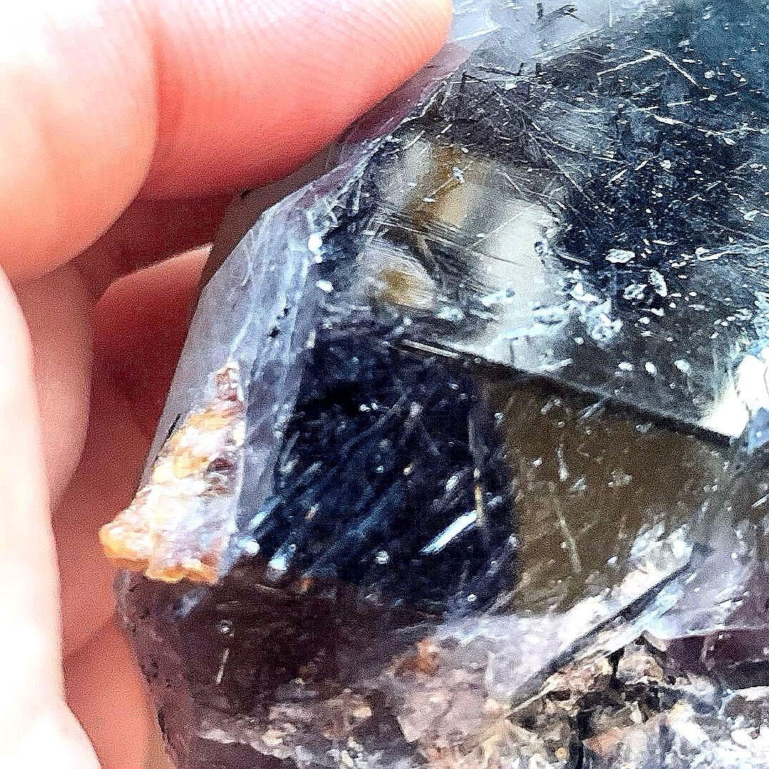 めちゃ審美的なザギマウンテンクォーツE/リーベカイトインクォーツ/特大