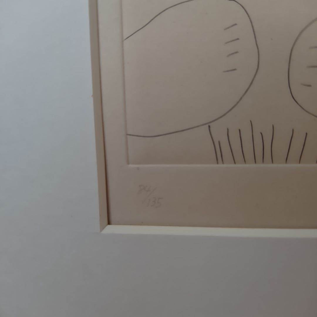 【良品・処分価格】有元利夫　NOTEBOOK 1985 オリジナル銅版画 19万