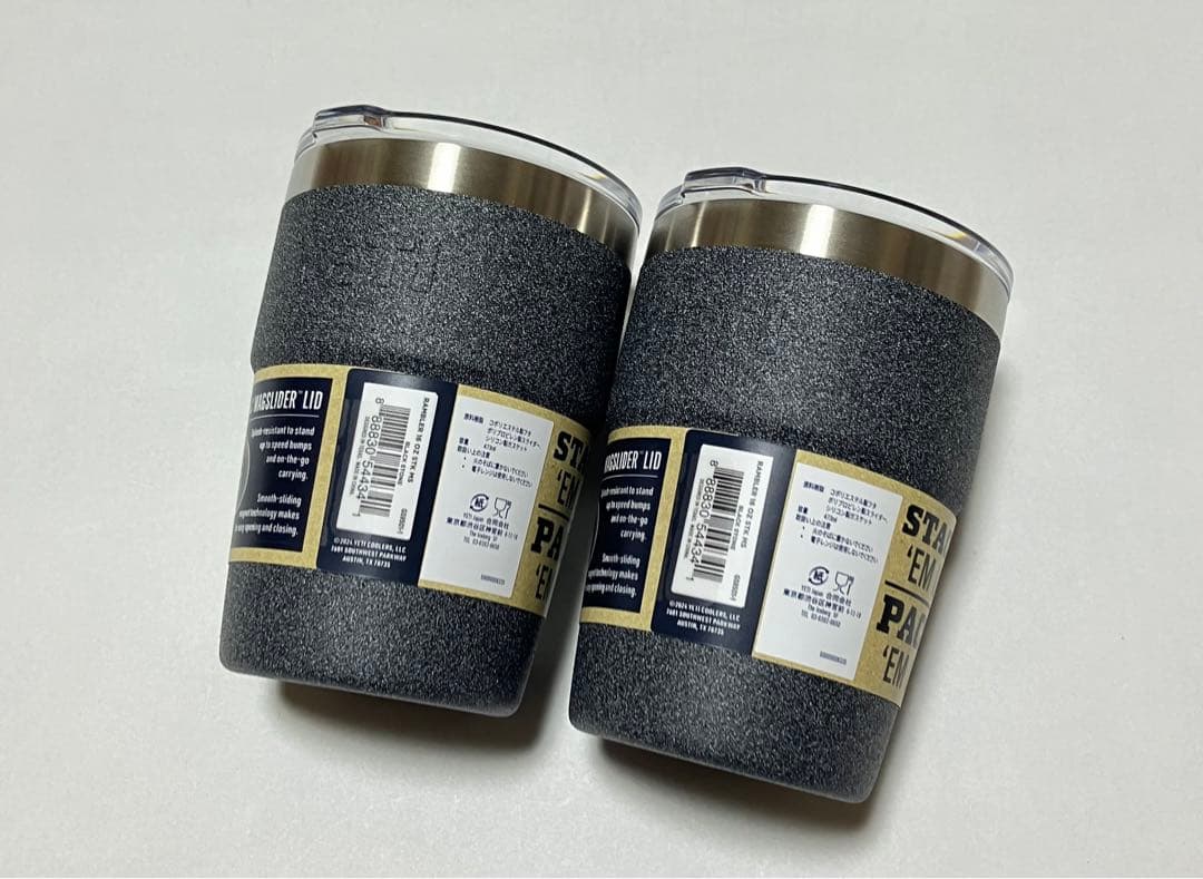 YETI ランブラー 16oz スタッカブルカップ ブラックストーン 2個セット