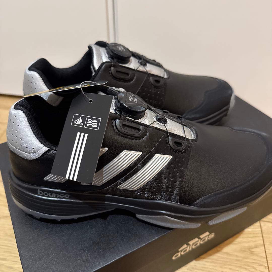 adidas bounce ゴルフシューズ ブラック/シルバー