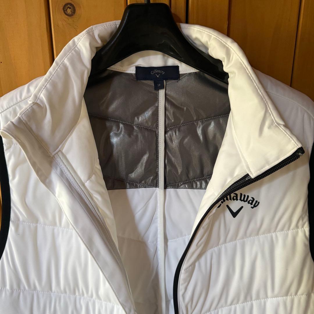 Callaway/メンズゴルフウェア/スターストレッチフルジップ中綿ベスト/M