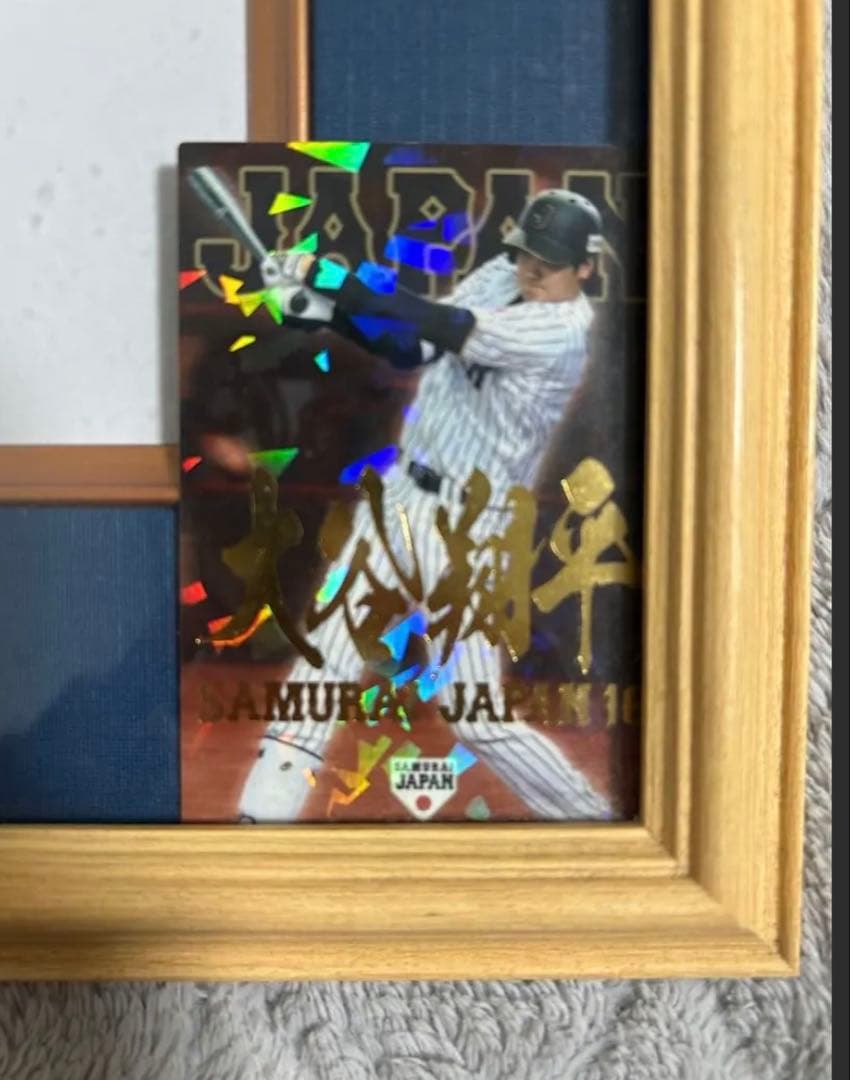 「超貴重」直筆サイン大谷翔平 プロ野球チップス 2017 金箔サイン カード付き