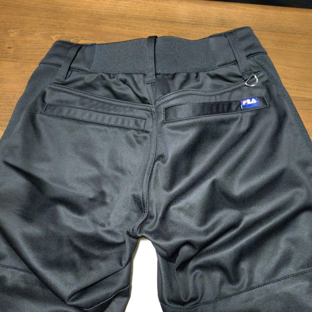 レディース ゴルフパンツ ブラック キルティング